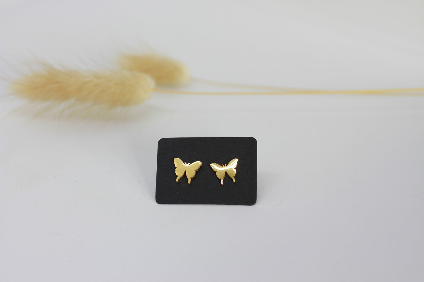 Ohrstecker Schmetterling vergoldet