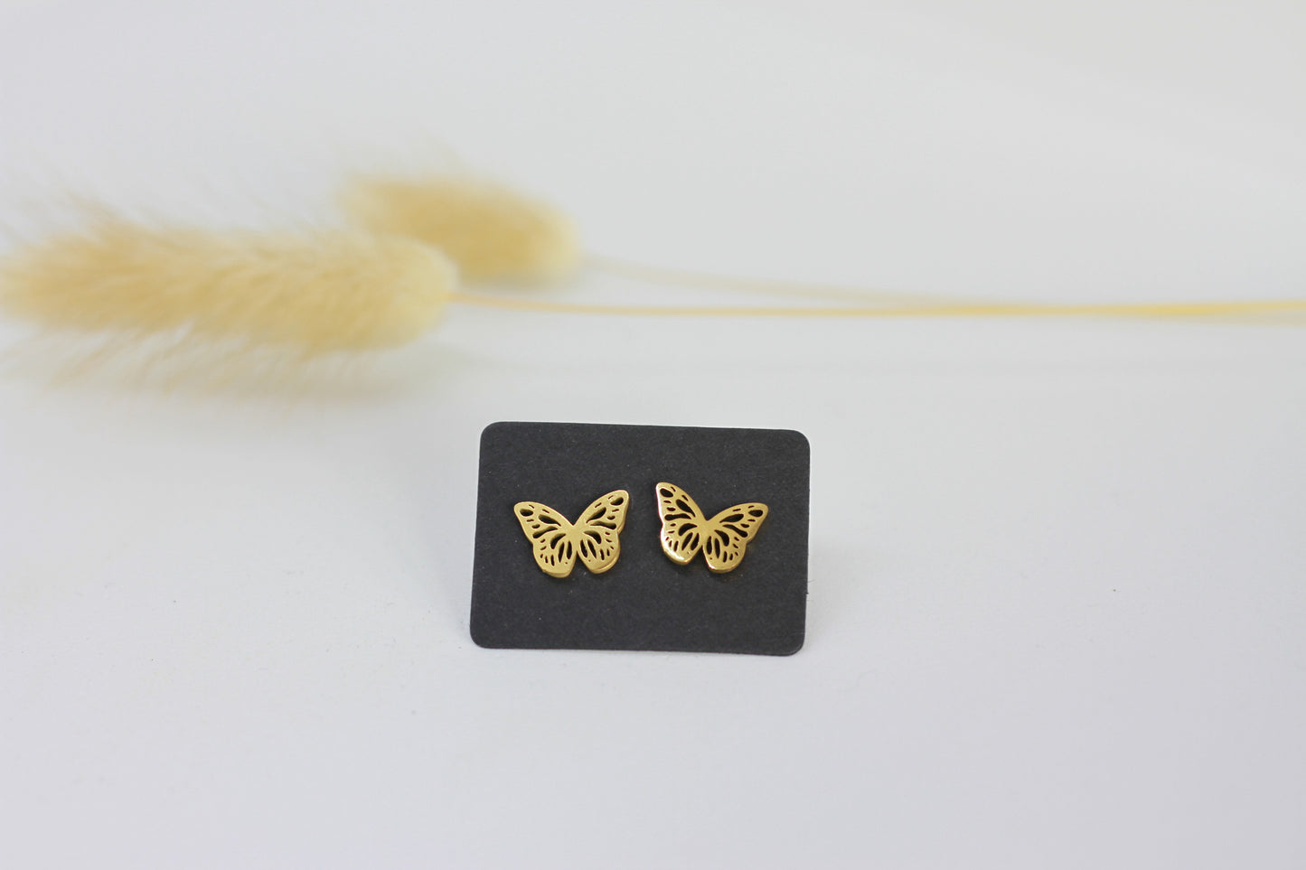 Ohrstecker Schmetterling vergoldet