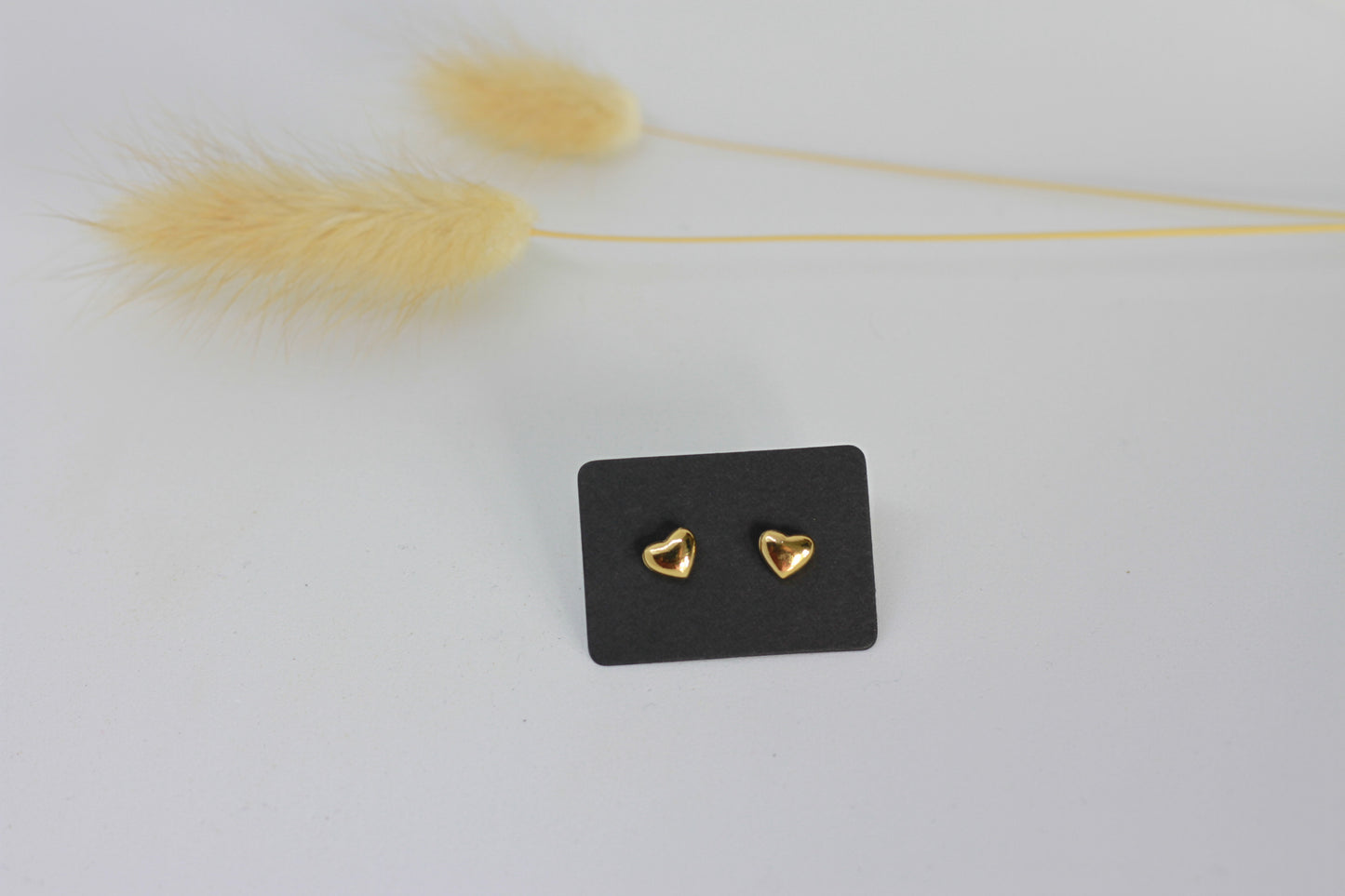 Ohrstecker Herz vergoldet