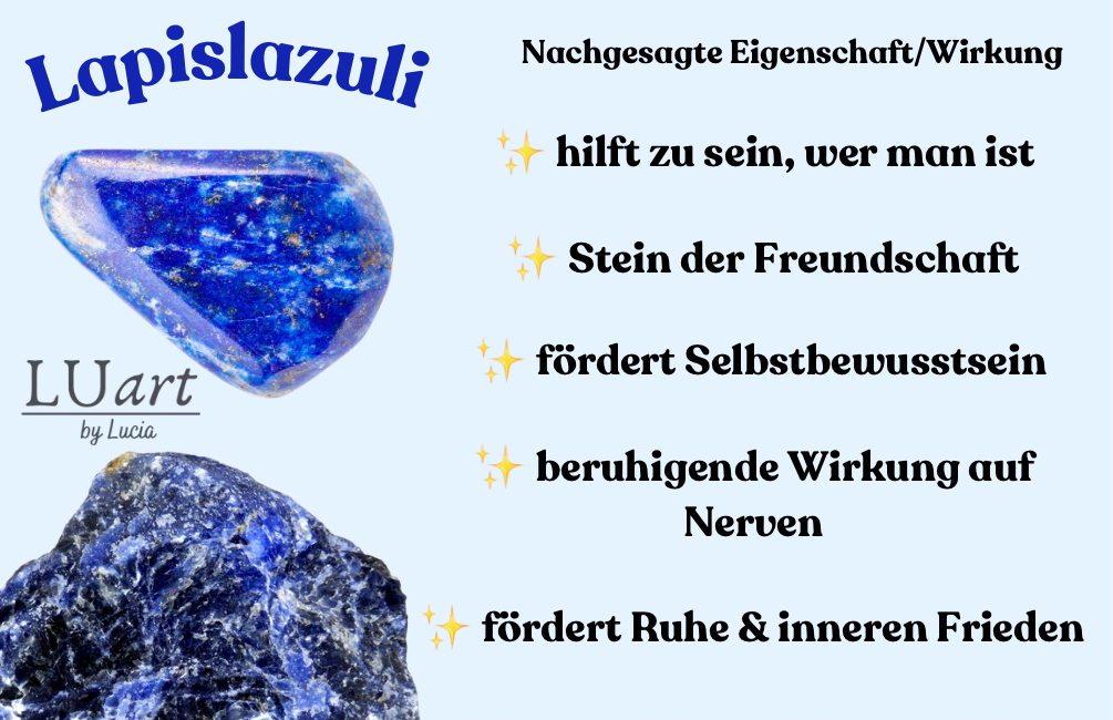 Lapislazuli Perlen Armband