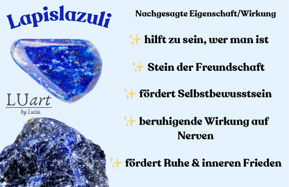 Lapislazuli Perlen Armband