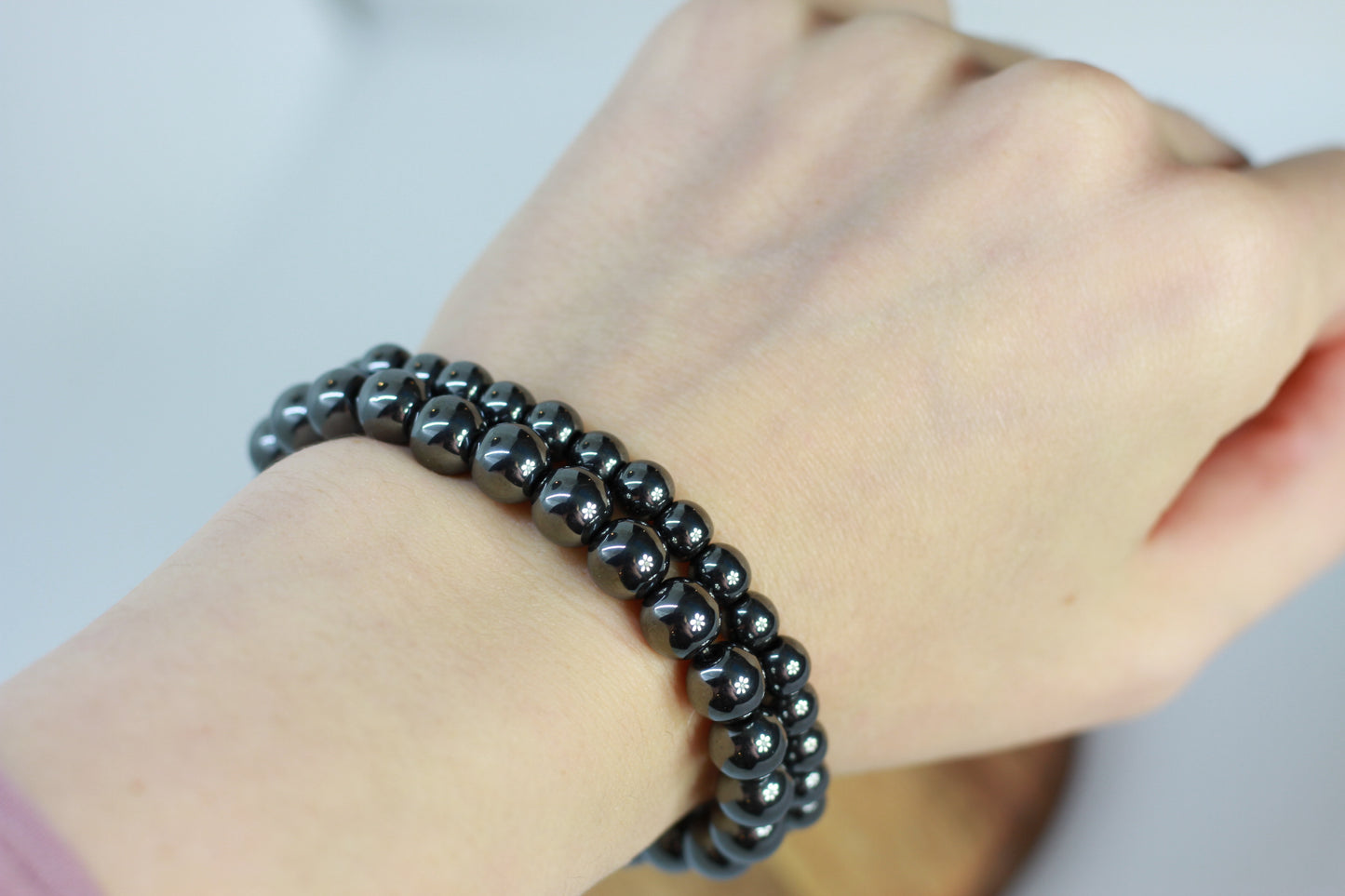 Hämatit Perlen Armband