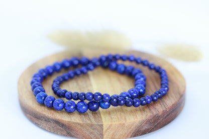Lapislazuli Perlen Armband