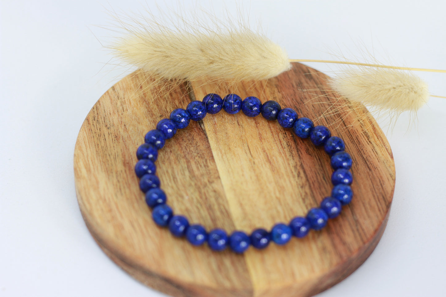 Lapislazuli Perlen Armband