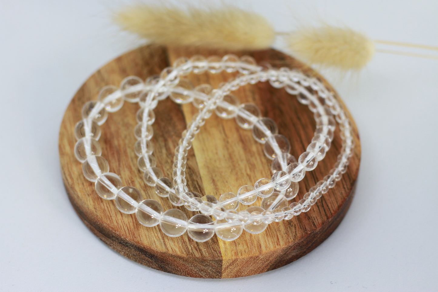 Bergkristall Perlen Armband