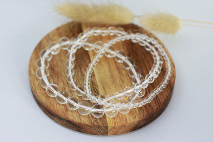 Bergkristall Perlen Armband