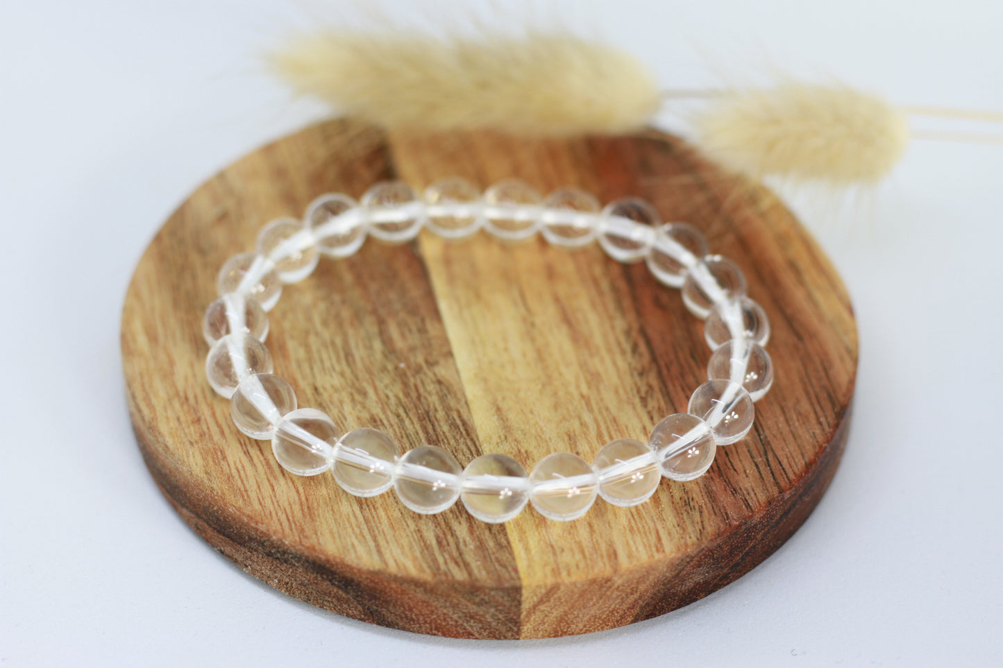 Bergkristall Perlen Armband
