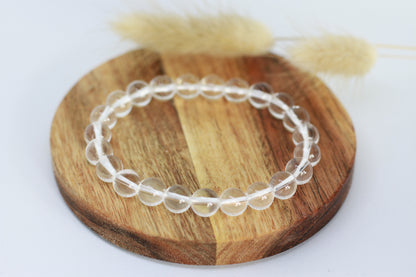 Bergkristall Perlen Armband