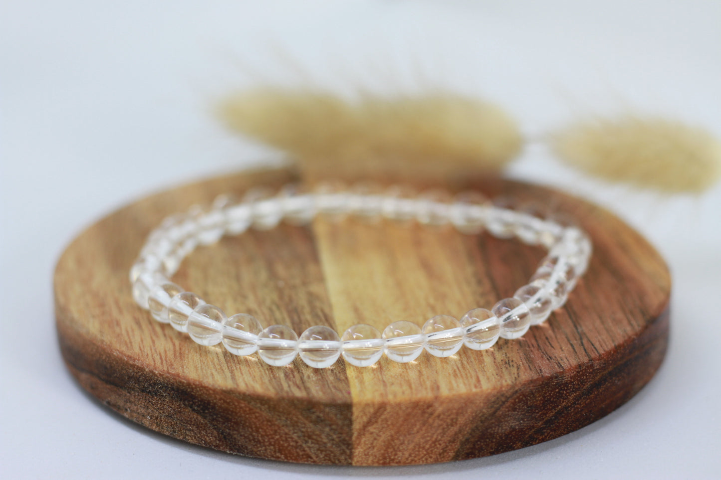 Bergkristall Perlen Armband