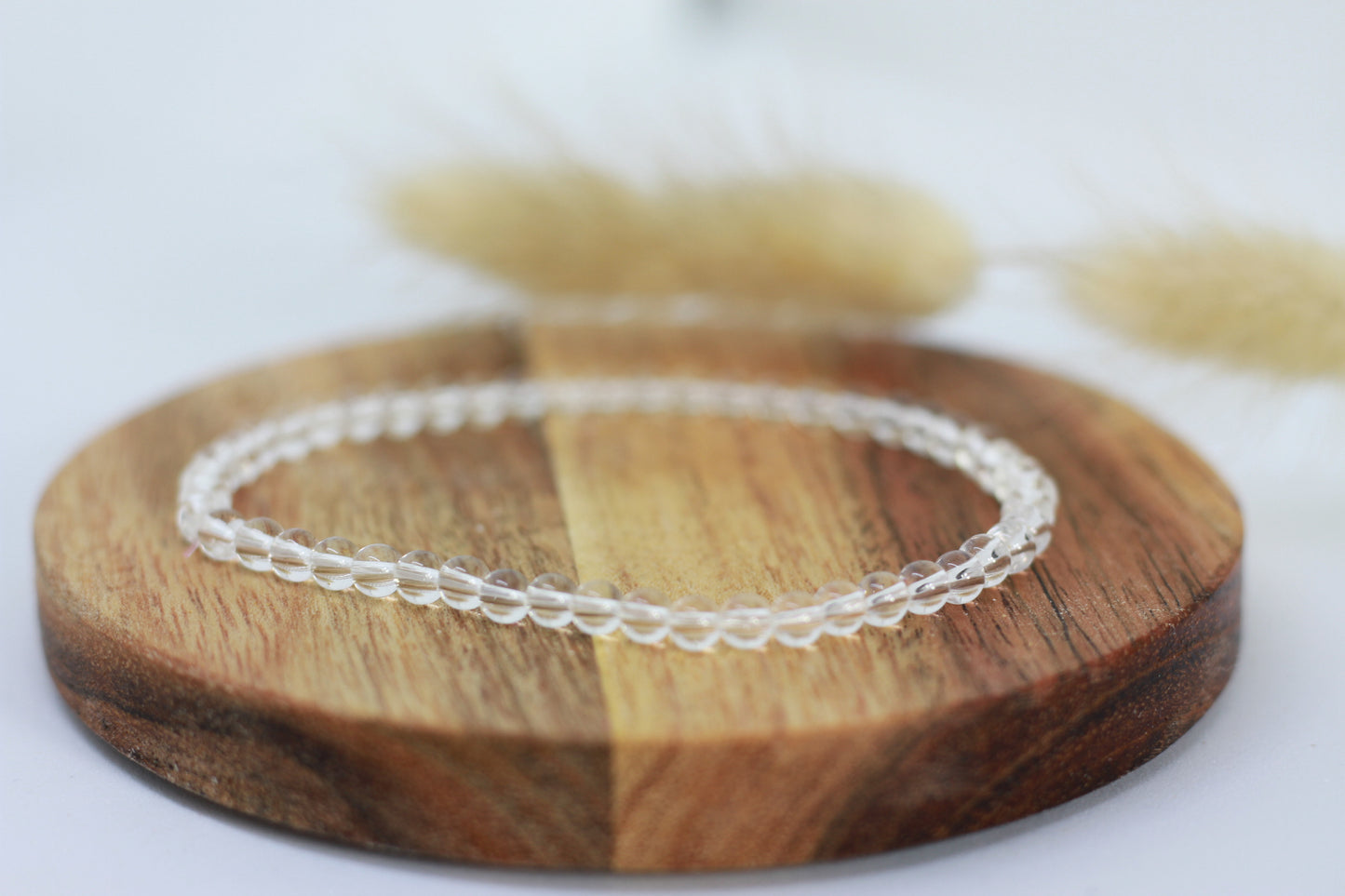 Bergkristall Perlen Armband