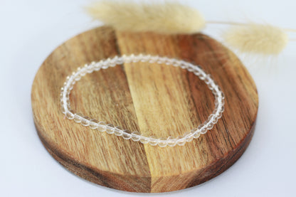 Bergkristall Perlen Armband