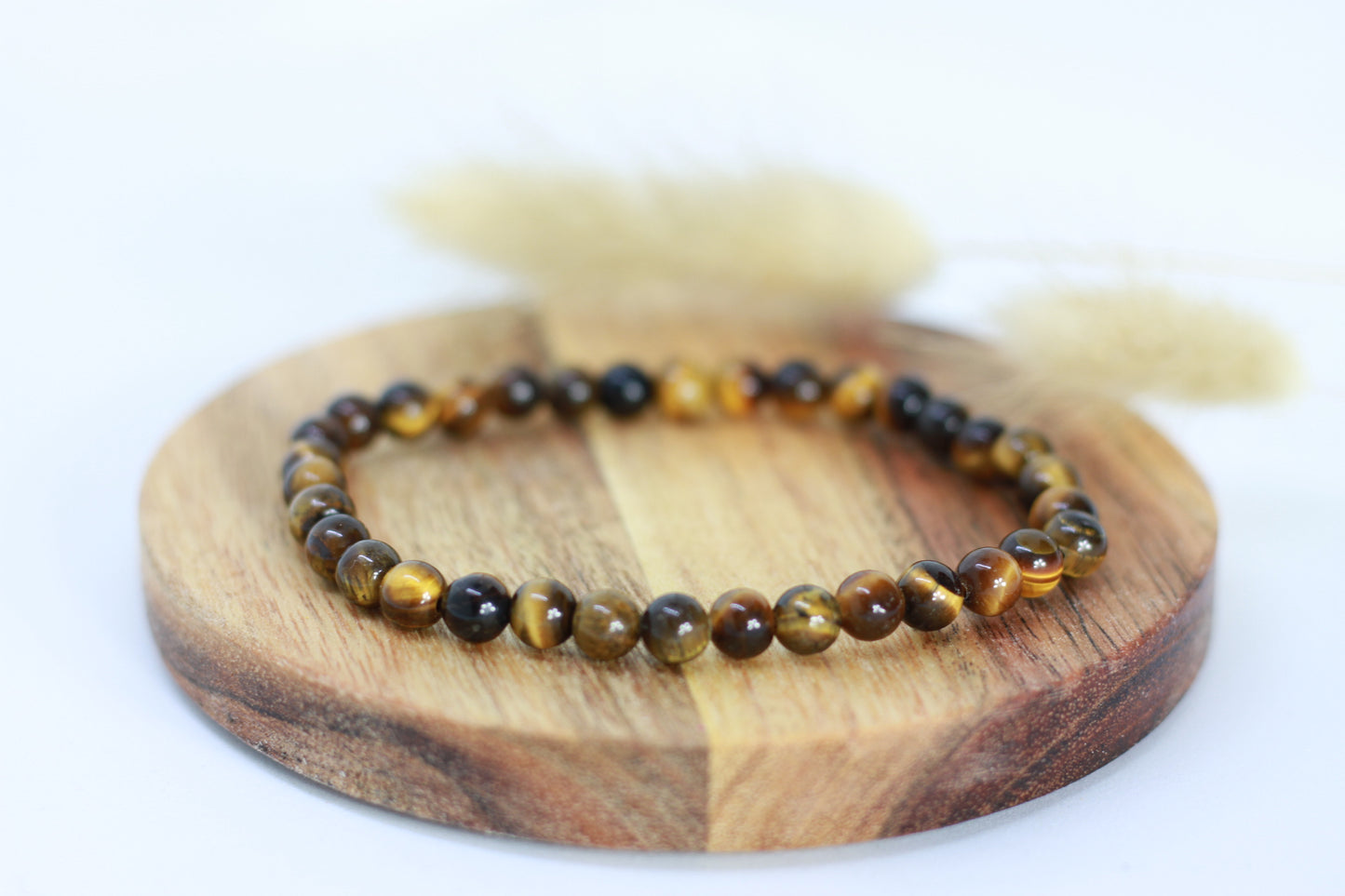 Tigerauge Perlen Armband