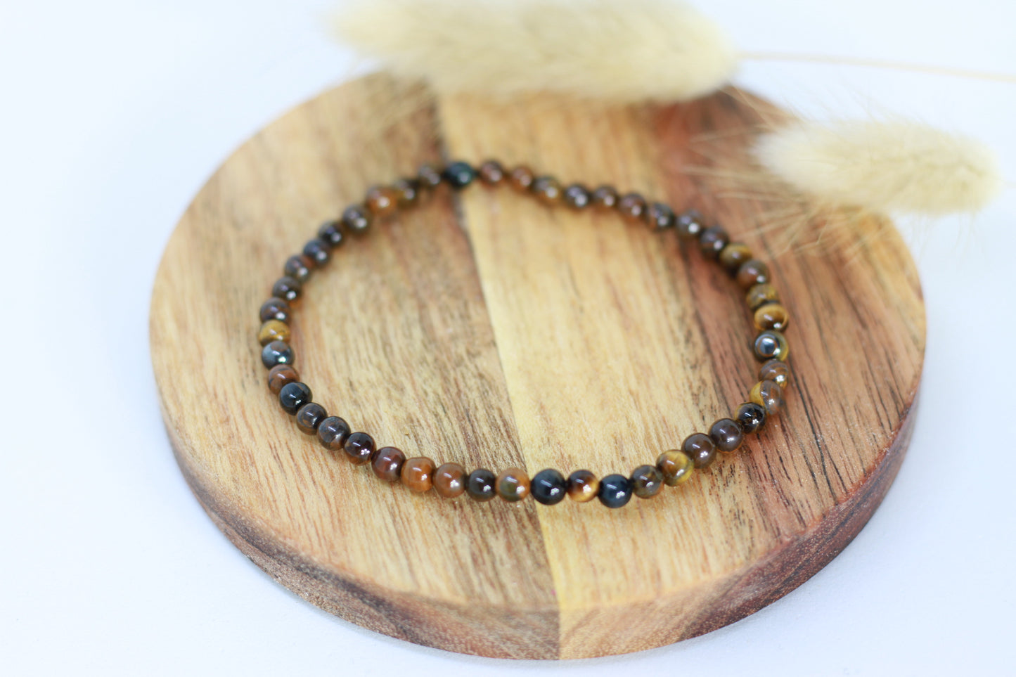 Tigerauge Perlen Armband