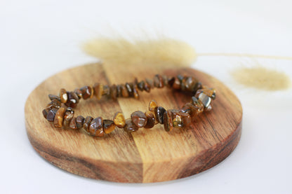 Tigerauge Splitter Armband