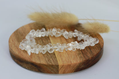 Bergkristall Splitter Armband