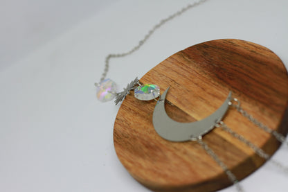 Sonnenfänger Silber mit Mond